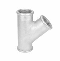 Тройник CONTRACOR 45 град  1,1/4",  (МММ) обрезиненный