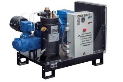 Станция компрессорная электрическая для неотапливаемого цеха нешумозаглушенная АРСМАШ ЗИФ-СВЭ-4,0/0,7 без кожуха с пакетом "Север"